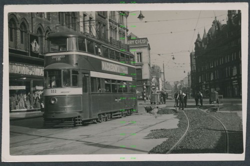 Photograph leeds tram 552 - 552, in