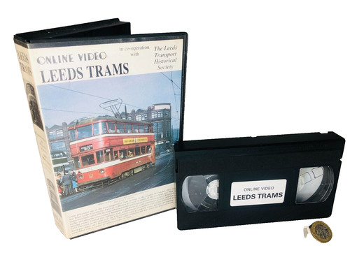 Vhs video leeds trams - video,