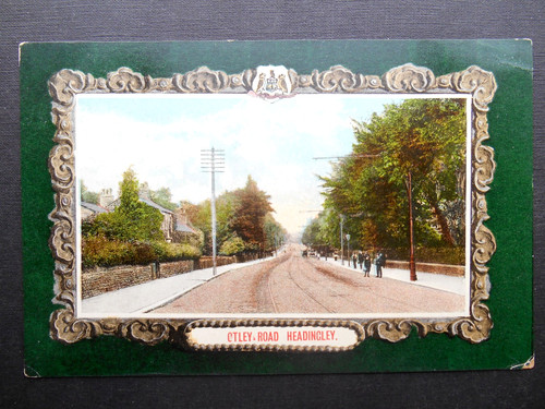Tram lines otley road - tram,